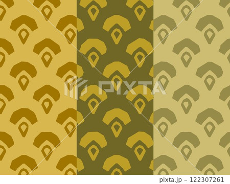 Seamless Geometric Fan Pattern Seamless Geometric Fan Pattern 122307261