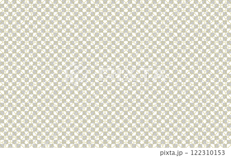 Modern Japanese pattern [Shippo connection] Dots, seamless, Edo Komon 122310153