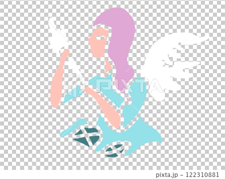 Pencil drawing style illustration of constellations 122310881