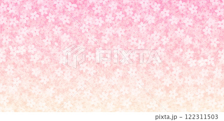 和柄　桜　春　背景 122311503