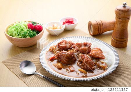 から揚げカレー 122311587