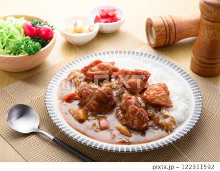 から揚げカレー 122311592