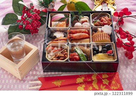 おせち料理お重 おせち料理お重 122311899
