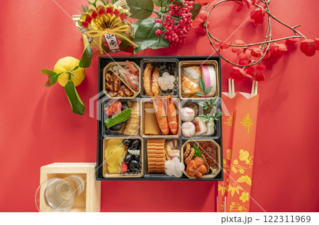 おせち料理お重 122311969