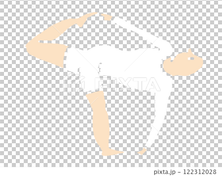 Illustration of yoga poses in pencil style Illustration of yoga poses in pencil style 122312028