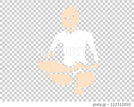 Illustration of yoga poses in pencil style Illustration of yoga poses in pencil style 122312050