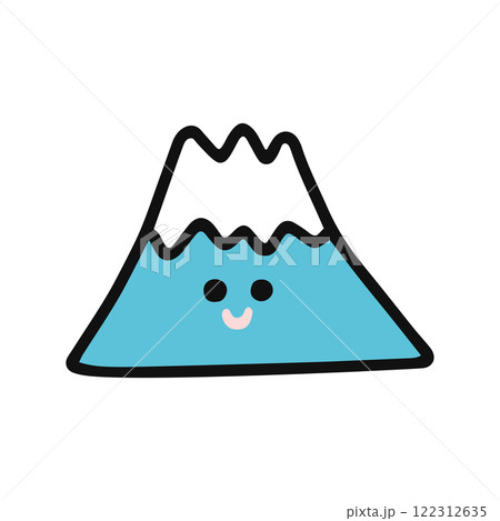 かわいい富士山 122312635