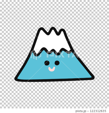 かわいい富士山 122312635