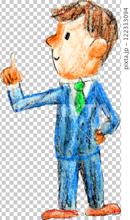 A salaried man who makes a presentation A salaried man who makes a presentation 122313094