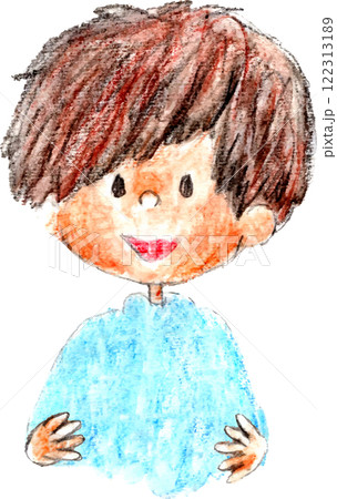 手書き人物イラスト男の子 手書き人物イラスト男の子 122313189