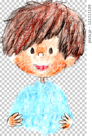 手書き人物イラスト男の子 手書き人物イラスト男の子 122313189