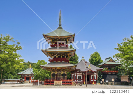 千葉県　成田山新勝寺　三重塔　重要文化財 122313445