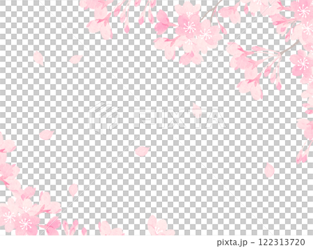 桜満開の背景素材 桜満開の背景素材 122313720