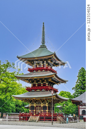 千葉県 成田山新勝寺 三重塔 重要文化財 千葉県 成田山新勝寺 三重塔 重要文化財 122314024