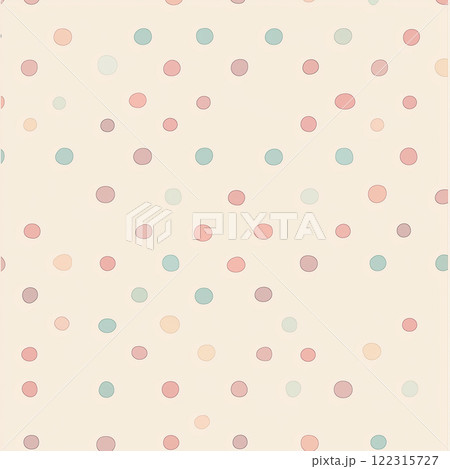 ポップで可愛いパステルカラーのドットのパターン 丸ドット 抽象的なグラデーションと幾何学模様 ポップで可愛いパステルカラーのドットのパターン 丸ドット 抽象的なグラデーションと幾何学模様 122315727