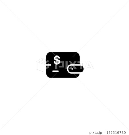 Wallet icon logo design template isolated illustration Wallet icon logo design template isolated illustration 122316780