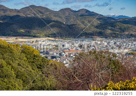 嵐山モンキーパークから京都市街の俯瞰　 122319255
