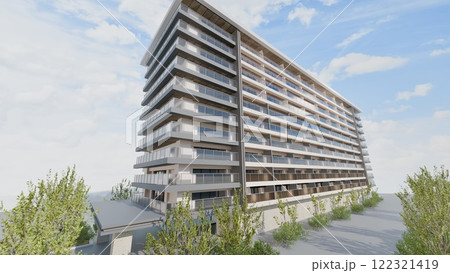高級マンション　昼 122321419