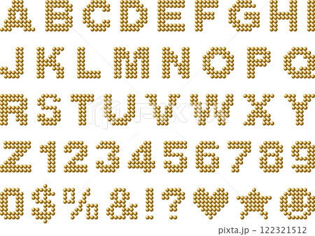 パール、文字、1金 122321512