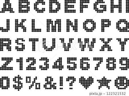 パール、文字、19黒 パール、文字、19黒 122321532