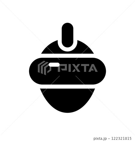 VR icon logo silhouette design template isolated illustration 122321815