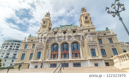 19th century baroque style palace of the Monte Carlo Casino in Monaco timelapse hyperlapse 19th century baroque style palace of the Monte Carlo Casino in Monaco timelapse hyperlapse 122321970