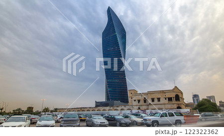 Tower in Kuwait City timelapse hyperlapse. Kuwait, Middle East Tower in Kuwait City timelapse hyperlapse. Kuwait, Middle East 122322362
