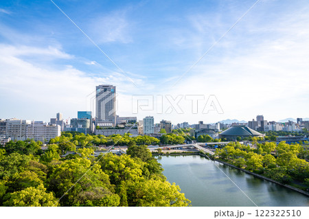 広島城からの眺め、日本、5月 122322510