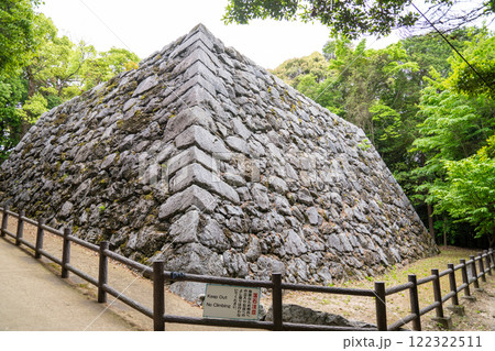 岩国城の石垣、山口、日本、5月 122322511