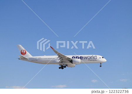 着陸する旅客機 着陸する旅客機 122322736