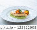 スズキのムニエル　枝豆ソース6 122322908