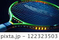 Innovative Badminton Racket Design Showcasing LED Display Technology for Precision and Speed Tracking 122323503