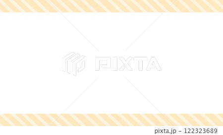オレンジと黄色のストライプのシンプルな背景 オレンジと黄色のストライプのシンプルな背景 122323689