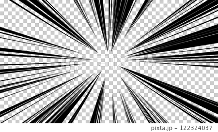 黒色 細い放射線 衝撃 飛び出し 黒色 細い放射線 衝撃 飛び出し 122324037