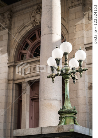 大阪府立中之島図書館(重要文化財)外灯 大阪レトロビルめぐり 大阪府立中之島図書館(重要文化財)外灯 大阪レトロビルめぐり 122324153