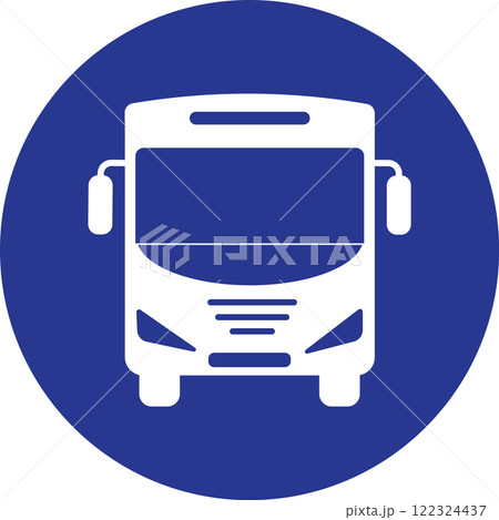 simple bus icon 122324437