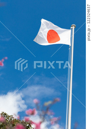 日本の国旗 122324637