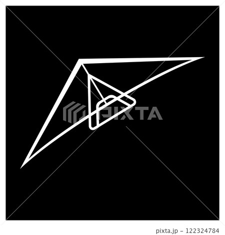 hang gliding logo design 122324784