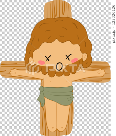 A powerful illustration of a prisoner asking Jesus during the Easter story, depicting the biblical moment in the Passion of Christ, with religious symbolism and spiritual reflection. 122326126