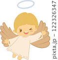 a cute whimsical angel cartoon clipart 122326347