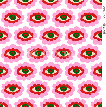 seamless pattern with flowers 122326646