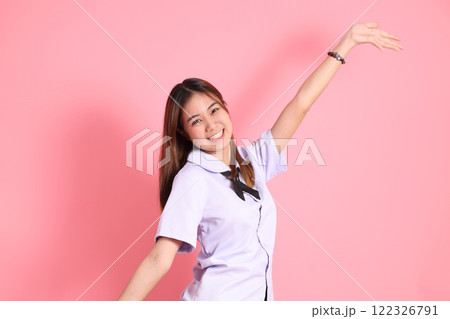 Teenage School Girl 122326791
