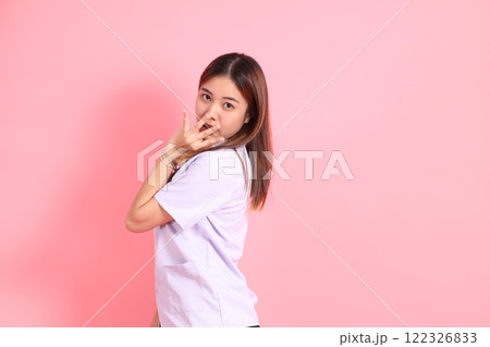Teenage School Girl 122326833