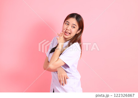 Teenage School Girl 122326867