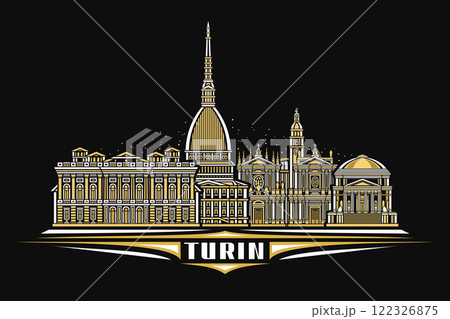 Vector illustration of Turin 122326875