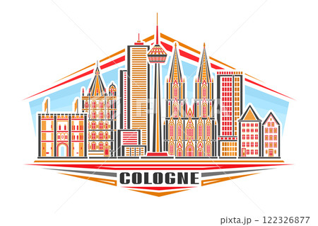 Vector illustration of Cologne 122326877