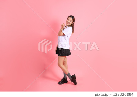 Teenage School Girl Teenage School Girl 122326894