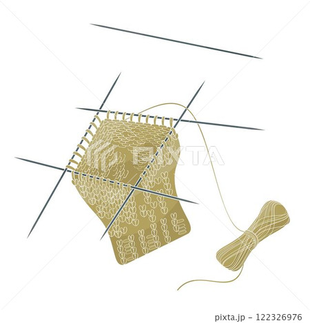 beginning of knitting on five needles 122326976