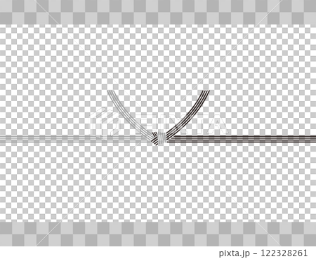 Mizuhiki vector illustration for ceremonial occasions 122328261
