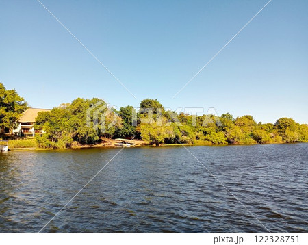 チョベリバーの風景　ボツワナ　2 122328751